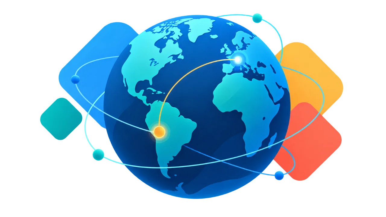 Ilustración de una perspectiva global